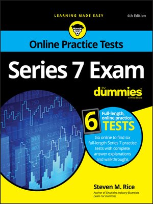 cover image of Series 7 Exam For Dummies with Online Practice Tests